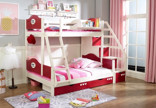 喜梦宝儿童房双层床这样设计，绝了！